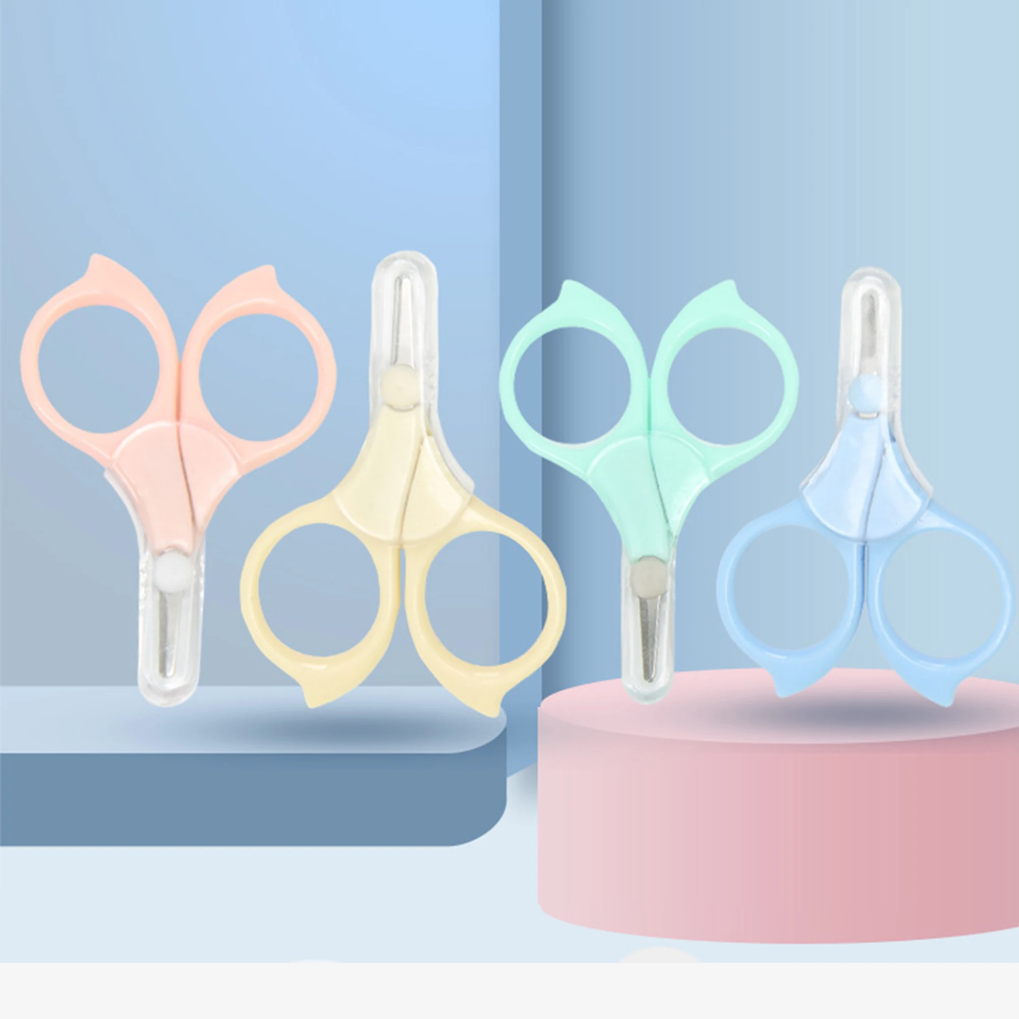 Кусачки для ногтей детские пластиковые безопасные маникюрные креативные