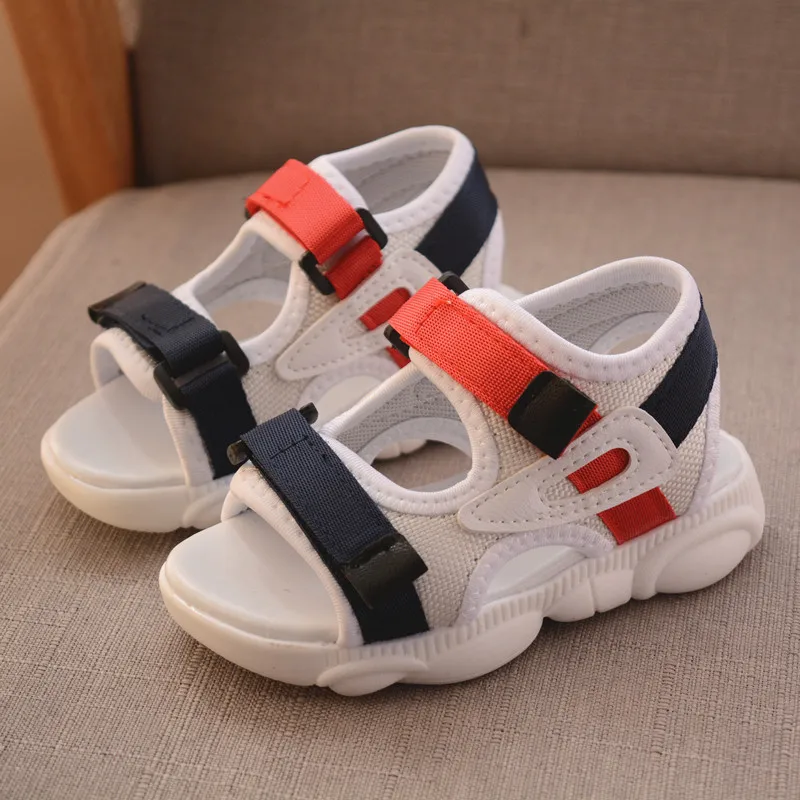 

2021 Summer Newest Children Sandals Beach Casual Sandals for Girls Toddler Boys Fashion Style Rubber Slipped Botton 1-6y