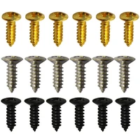 25 pcs a pack electric guitar accessories guard plate screws fasteners metal multifunction hardware accessories home improvement