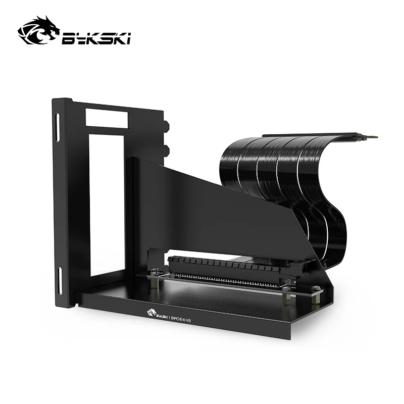 Bykski против вмешательства GPU Удлинительный кабель для PCIE3.0x16 вертикально VGA