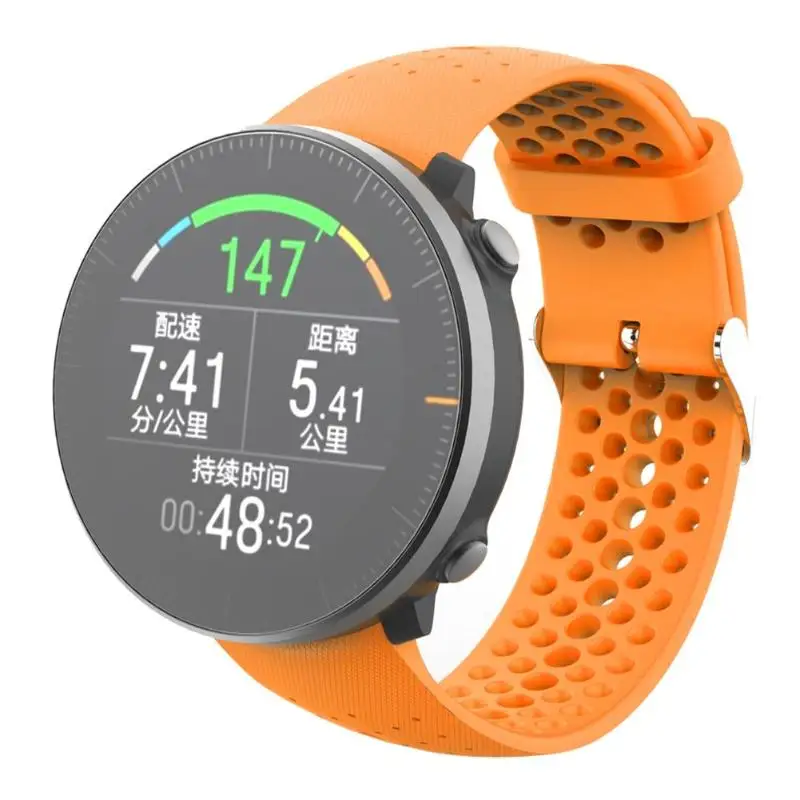 Силиконовый браслет ремешок на запястье ремень для Polar Vantage M Smartwatch дышащий