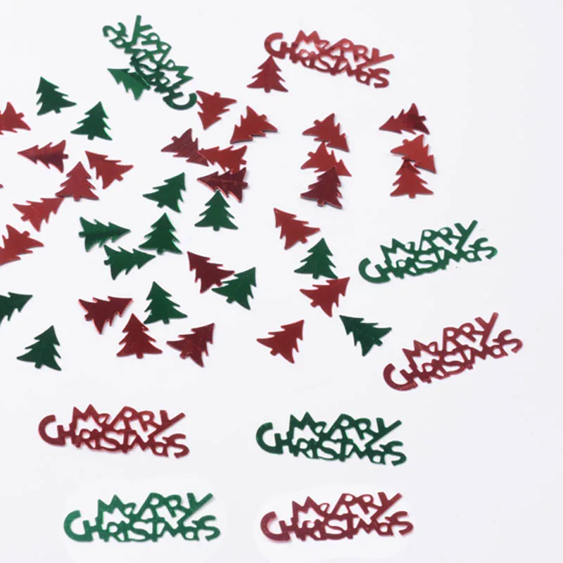 60 г/упак. ПВХ Рождественское украшение осыпается Санта Клаус с рождественской