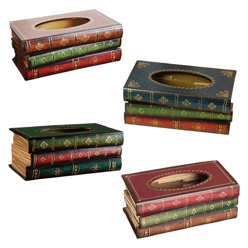 

Tissue Box Holders, Tissue Box Cover Napkin Holder Wooden Facial Tissue 67JB