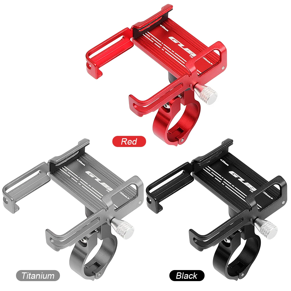 360 Degree Rotating Universal Aluminium Alloy Bicycle Phone Holder Smartphone Bike Support Anti-Slip Mount Mobile Bracket | Спорт и