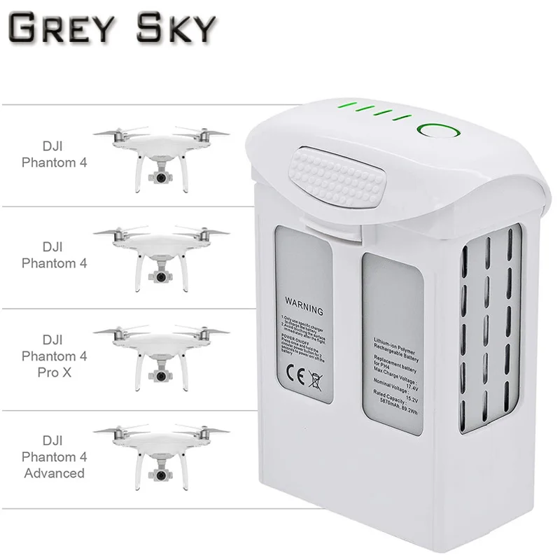 Аккумулятор дрона для DJI phantom 4 Pro/4 advanced 15 2 в 5870 мАч|Цифровые аккумуляторы| |