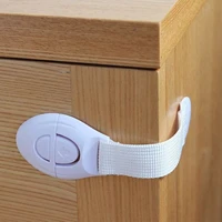 10pcs baby multifunctional extended cabinet door drawer webbing safety lock baby anti pinch hand cloth with child safety lock