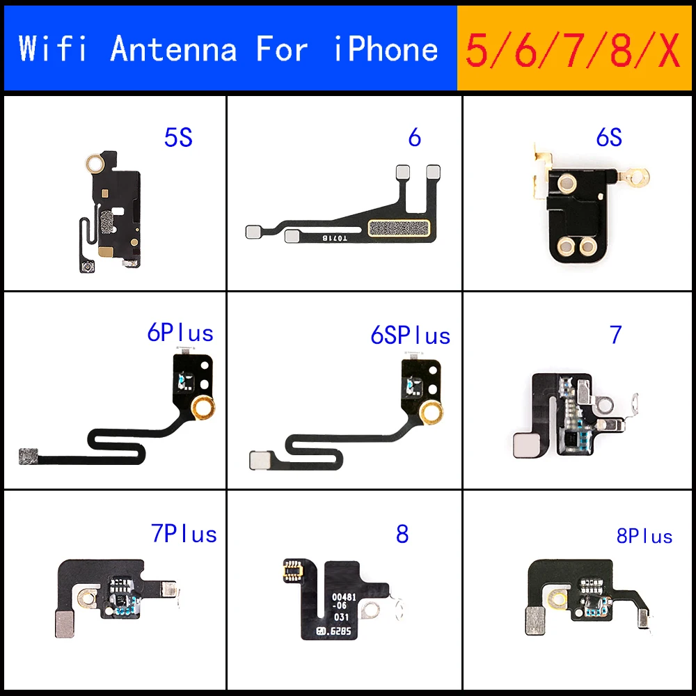 Wifi Flex для iPhone 5 6 7 8 Plus X Wi Fi антенна сигнала гибкий кабель Repart| |