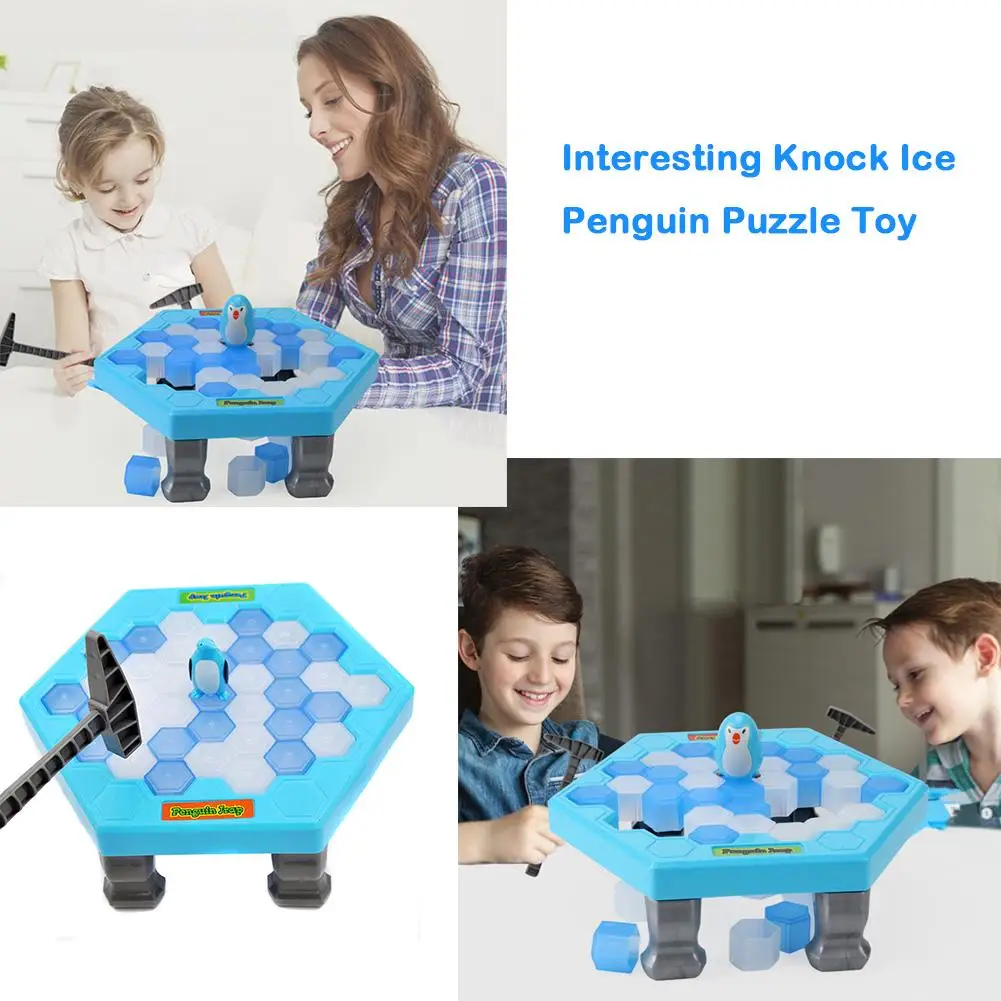 Пингвин детская игра головоломка развивающие интеллект интерес сломать кубики