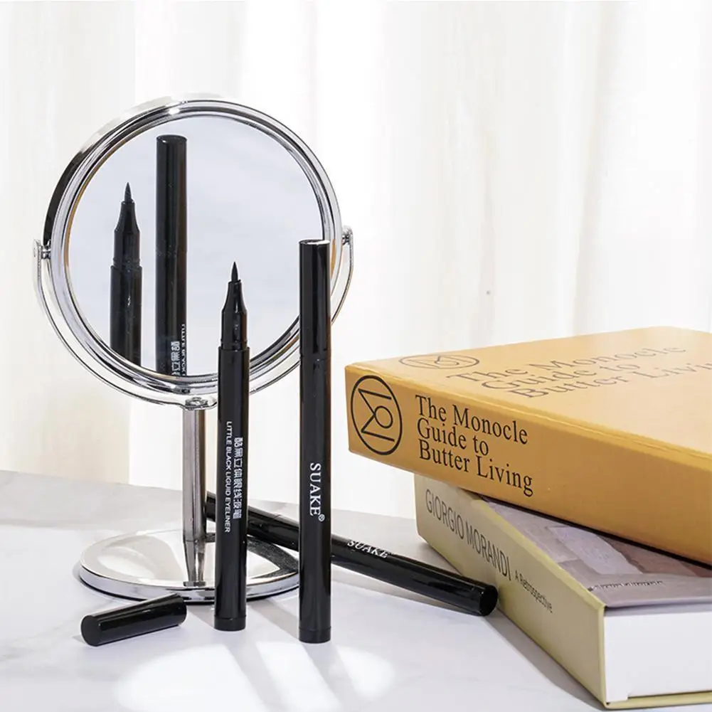 

Quick Dry Eyeliner Lasting Waterproof Sweatproof Liquid Carry Makeup To Easy Smudge-Proof Anti-oil Eyeliner Beauty Eye Tool B9T5