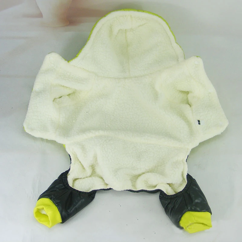 Зимняя одежда для собак с толстой шерстяной капюшоном зимняя парка Комбинезоны