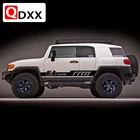 Для Toyota FJ CRUISER, наклейка на боковую дверь автомобиля, украшение кузова автомобиля, виниловые наклейки, автомобильные аксессуары, полосы для внедорожника и спорта