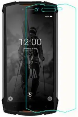 Для Doogee S55 Lite чехол+ Защитная пленка для экрана из закаленного стекла Для Doogee S55 - Цвет: Only Glass