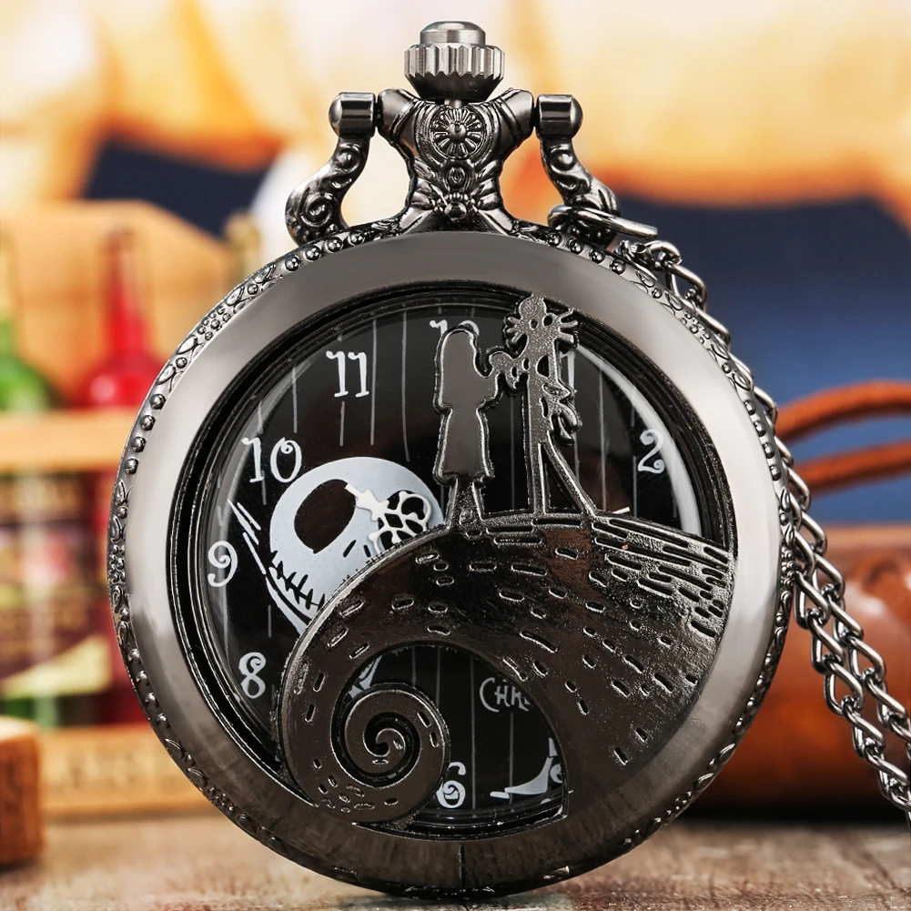 Exquisite Vintage Quartz Pocket Watch Fashion Necklace Pendant Chain Best Gifts Sets with Gift Box for Women Men