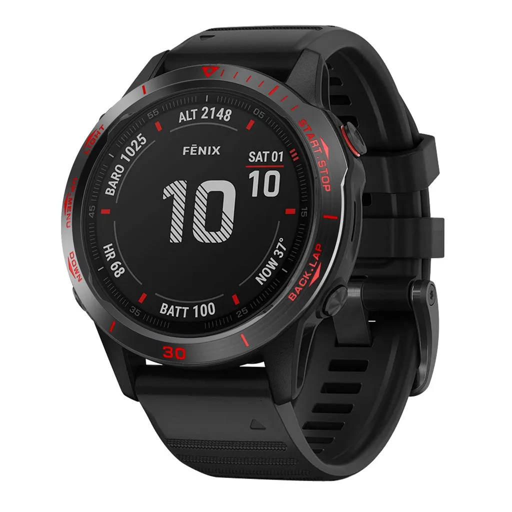 Безель кольцо для Garmin Fenix 6 весы часы клейкая крышка против царапин Нержавеющая