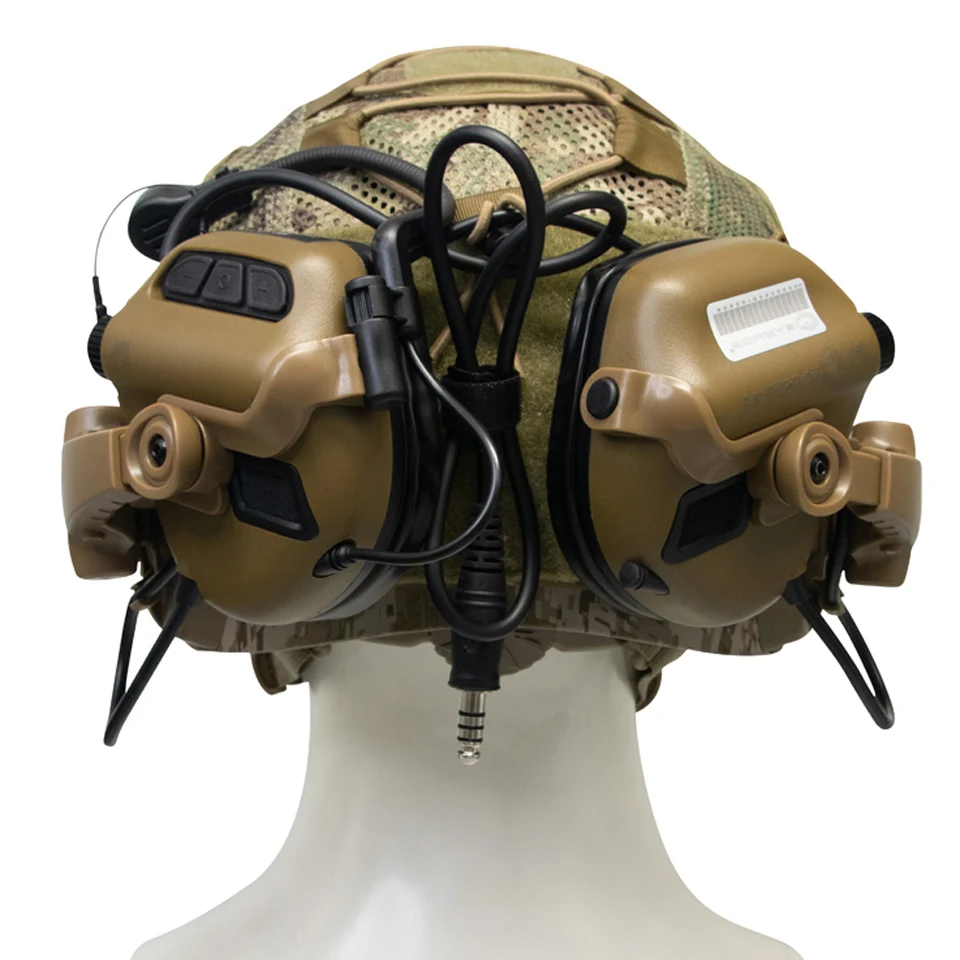 EARMOR РСК Тактический гарнитуры M32X-Mark3 MilPro Связь электронные противошумные мульти