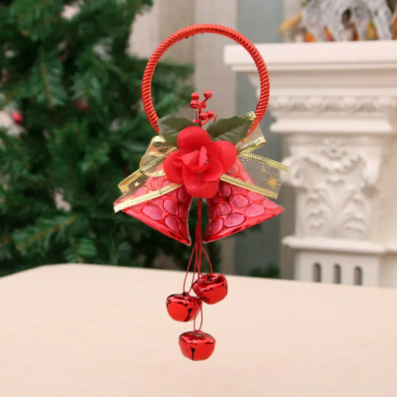 1 Рождественская Jingle подвеска с бубенчиками Рождественская елка украшения подарок рождественские украшения Navidad новогодние вечерние украшения для дома - Цвет: 1