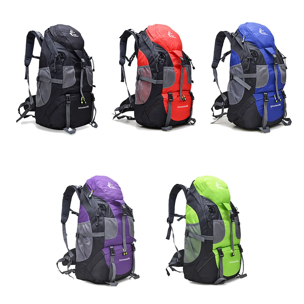 

New 50L & 60L Outdoor Backpack Camping Climbing Bag Waterproof Mountaineering Hiking Backpacks Molle Sport Bag Climbing Rucksack