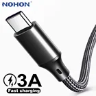 Кабель Type-C USB C для Samsung Huawei Xiaomi mi Redmi LG Realme самсунг A51 A50 S10 S20 Mate 30 Note 8 9 10 Pro USB Тип C 1м 2м 3м телефона зарядка шнур зарядное устройство Провод быстрой зарядки Короткий 25см 1 2 3 м