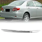 Хромированная накладка на задний багажник для Toyota Corolla 2009 2010 2011, автомобильные аксессуары