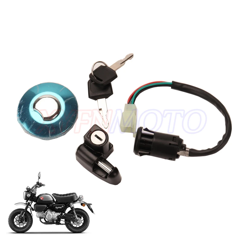 Зажигание крышка топливного бака шлем Противоугонный замок для велосипеда Monkey Z50