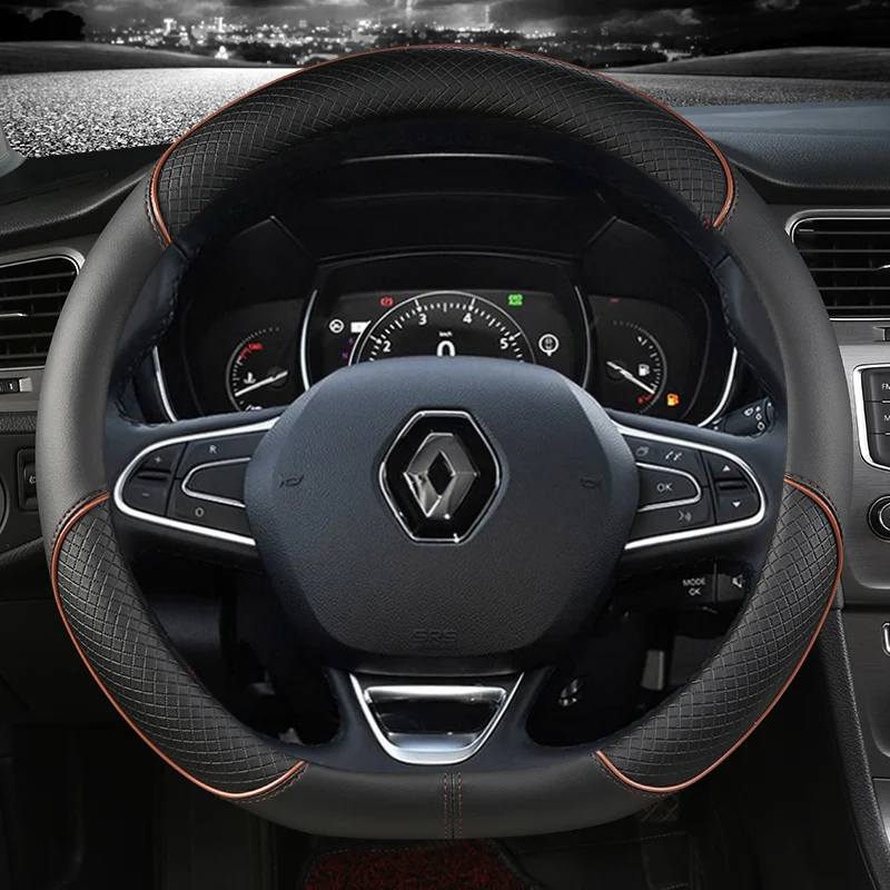 

Чехол на руль автомобиля из искусственной кожи для Renault Scenic Clio Laguna 2 3 4 5 Kangoo Fluence Megane Trafic Talisman Twingo Kaptur