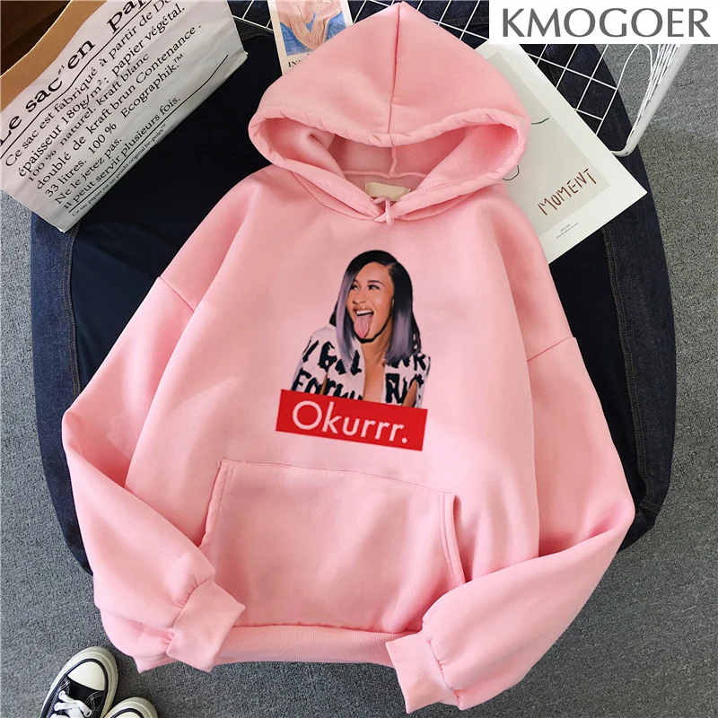 

Cardi B Music Winter Women Men Hoodie Harajuku Korean Clothes Hip Hop Graphic Tees Women Aesthetic Fashion Pullover