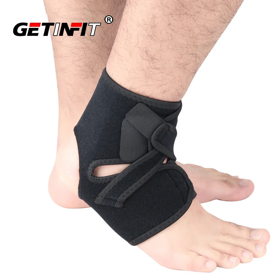 

Getinfit 1 шт. спортивный фиксатор голеностопа для фитнеса, тренажерного зала, поддержка голеностопа, эластичная повязка для ног, защитная защит...