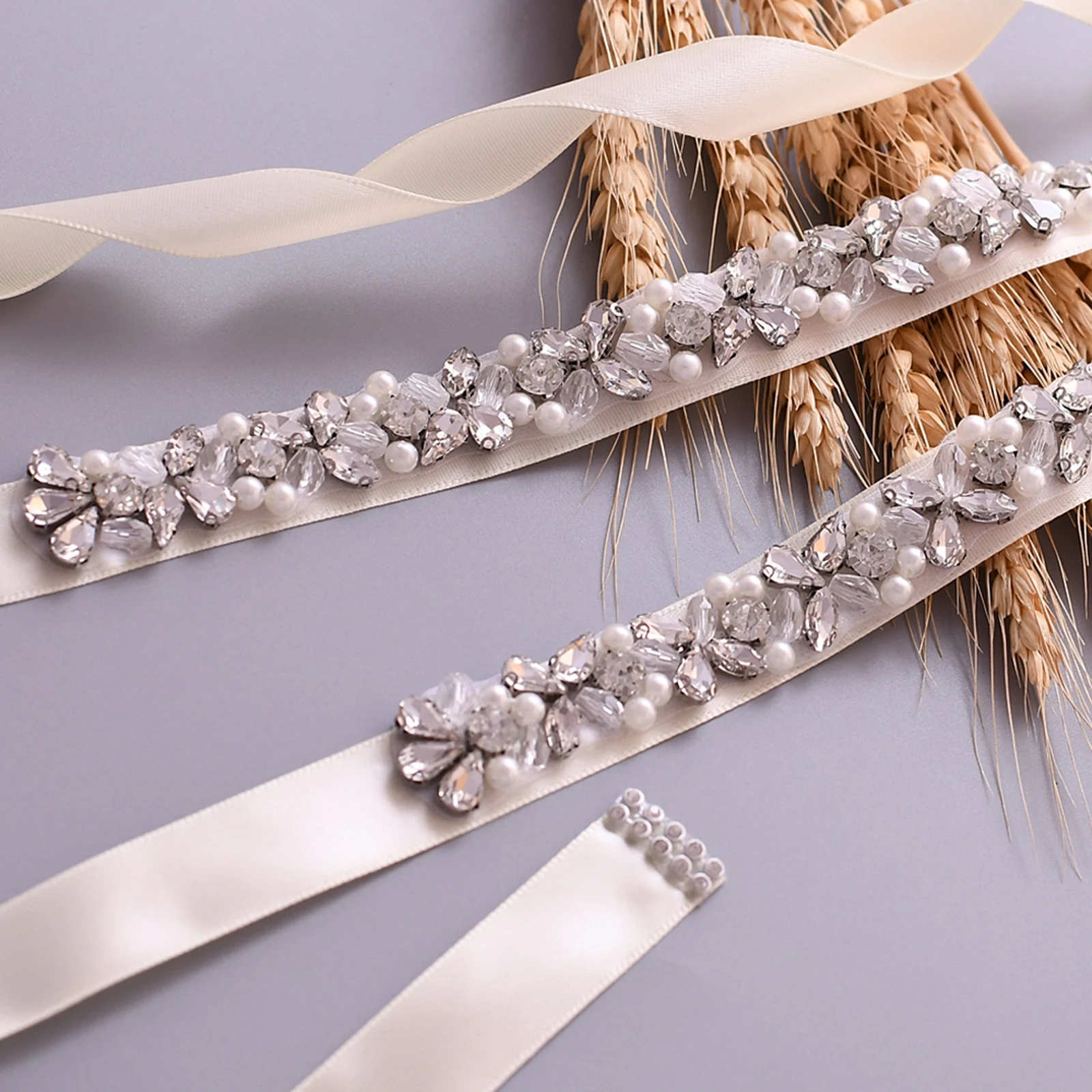 

S387 Bridal Wedding Belt Bride Dress Accessories Mariage Sash Rhinestone Belt for Bridesmaid Dress Belts for Evening Dresses