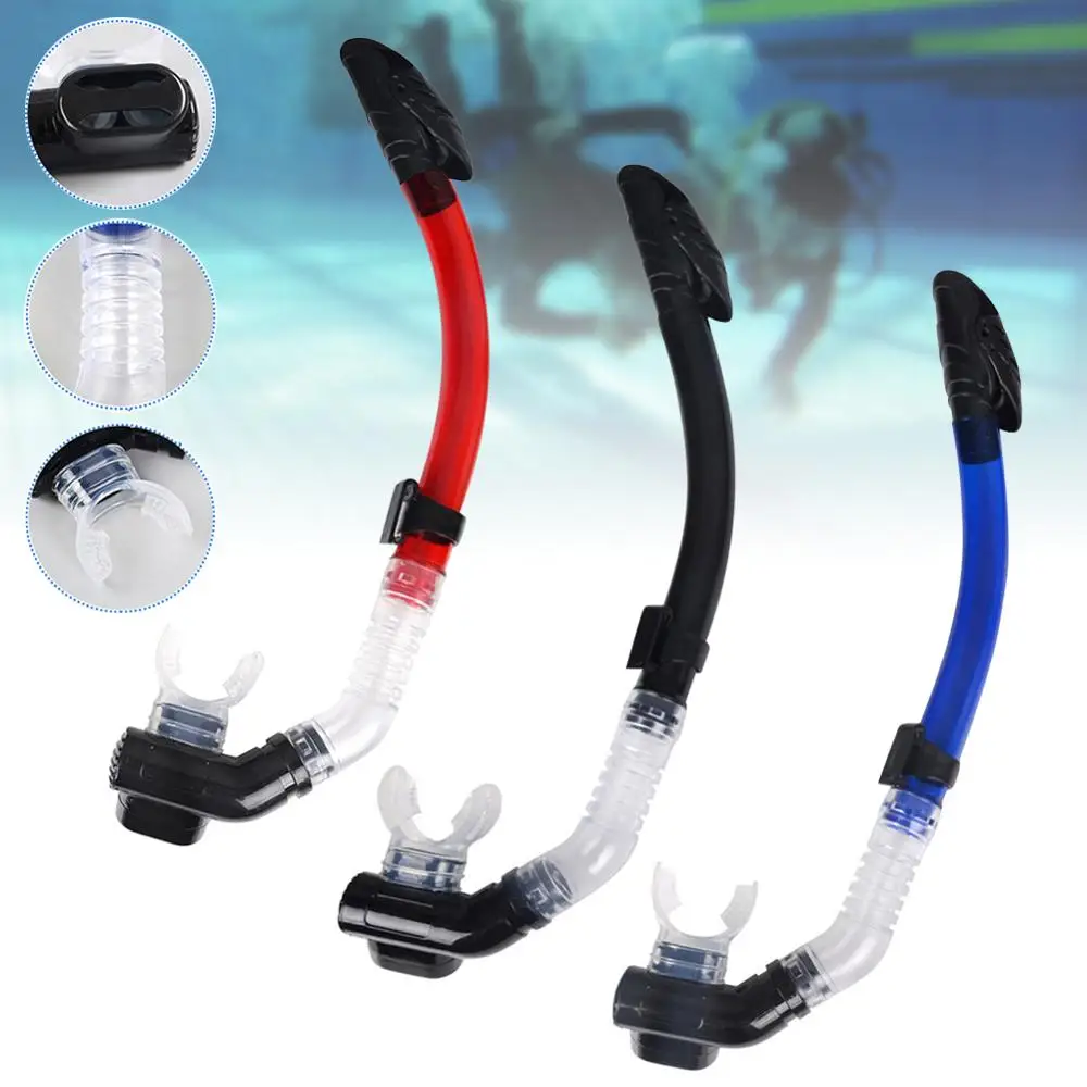 

450 mm Professional Diving Snorkels Swimming Diving Breathing Tube High Quality Hose Dry Underwater Snorkeling Diving Equipment