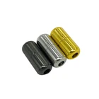 Шнурки для детей, металлические, серебристые, золотистые, без завязывания, 1 пара