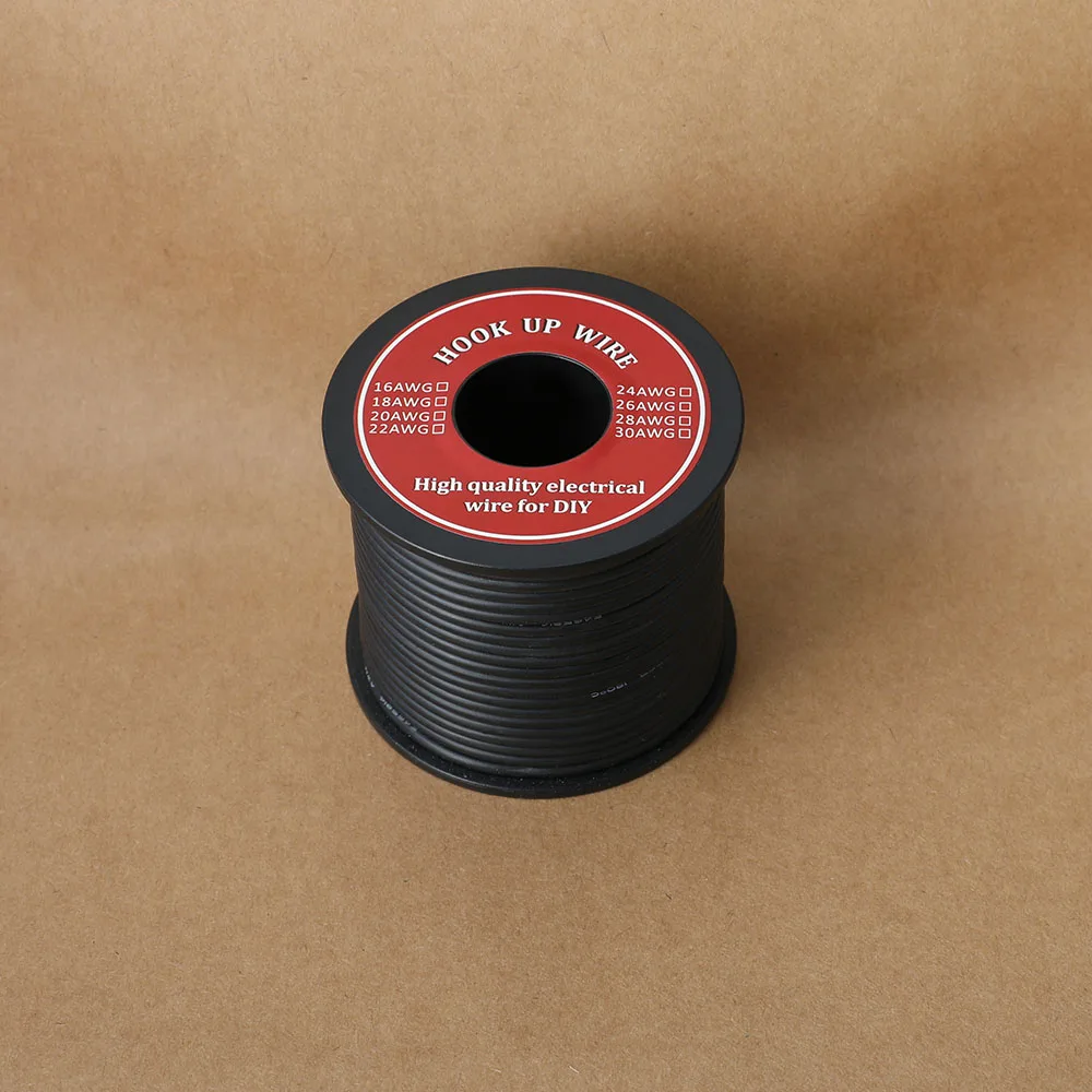 

6-25 м/лот 16 AWG многожильный провод, гибкий тройной провод с резиновой изоляцией, луженая медь, 3 кВ, безопасный ток 12,7 А