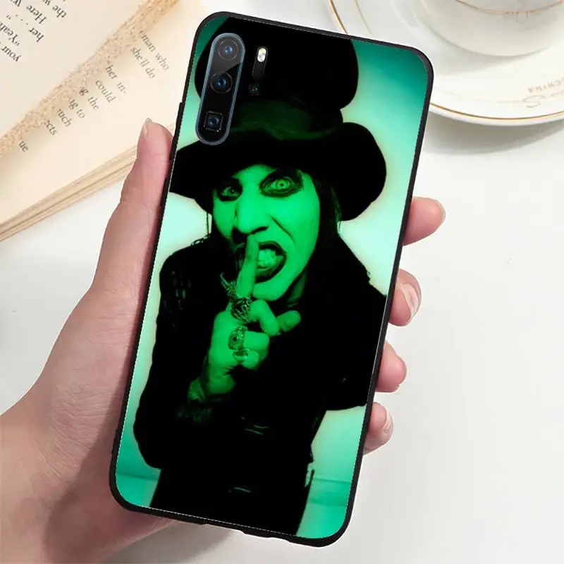 

Marilyn Manson Phone Case For Samsung A01 02 10 12 30s 31 32 50s 71 Cover Fundas Coque