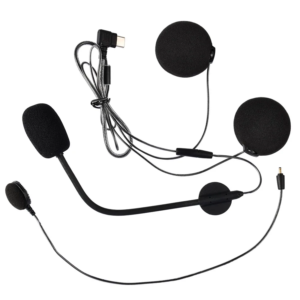 Fodsports Motorcycle Bluetooth Helmet Headset Intercom Accessories for M1-S Plus Earpiece Earphone with Microphone Clip M1S | Автомобили и