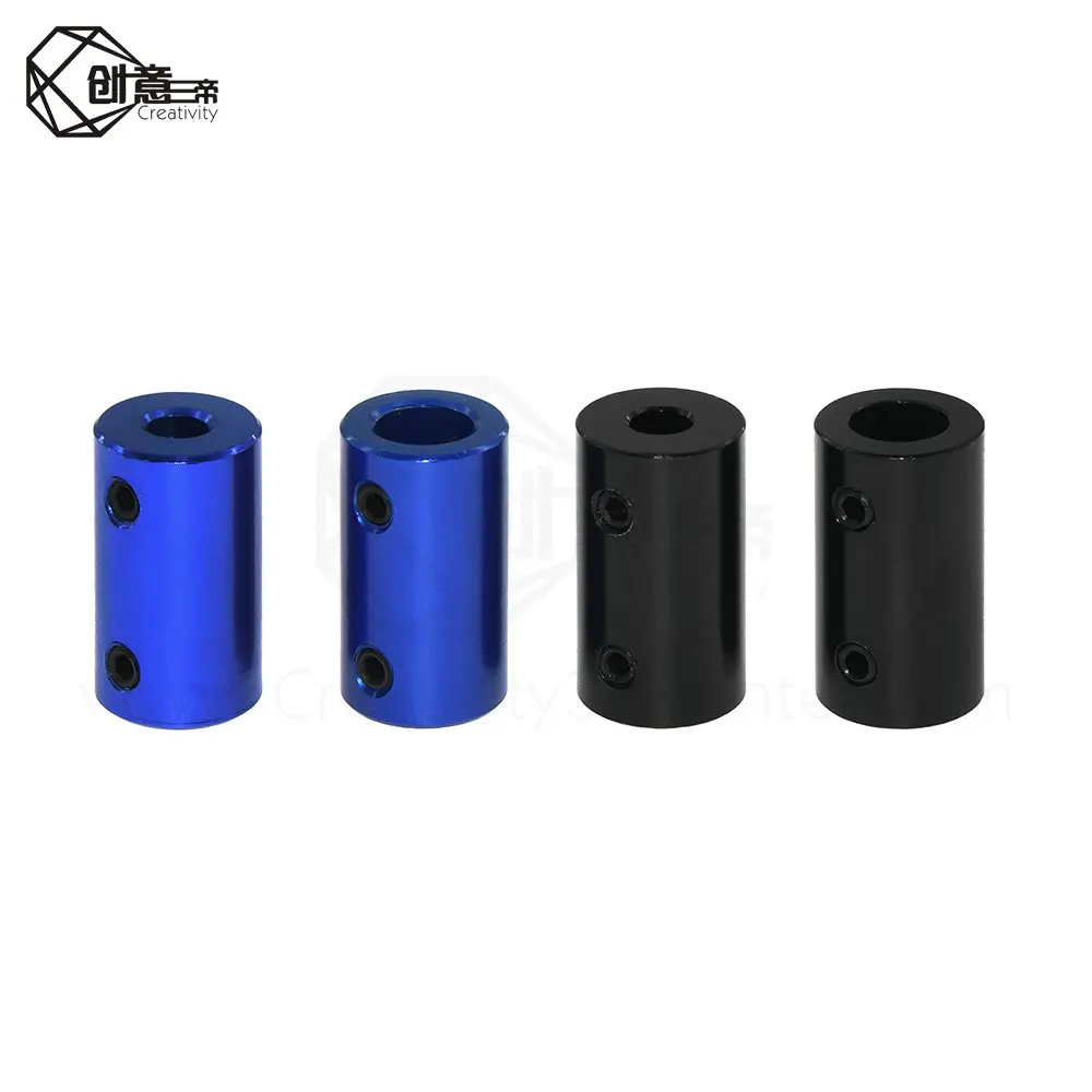 Алюминиевый сплав Муфта с отверстием 5 мм 8 3D принтеры части синий гибкий вал Винт
