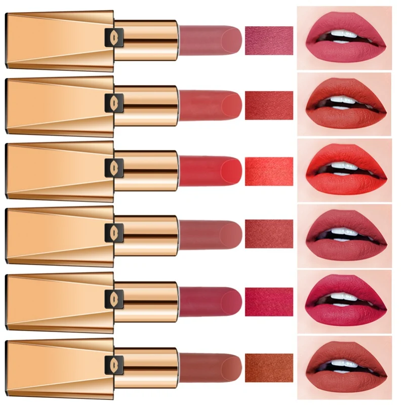 Помада бархатная водостойкая в виде Красной конопляной помады| |