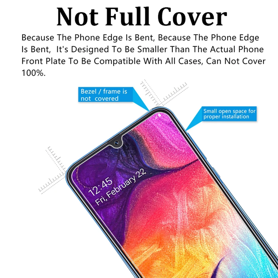 3 шт. Защитное стекло для Samsung Galaxy A50 A30 закаленное A10 A42 A70 A60 A50S M10 M20 A20 A20E A20S |