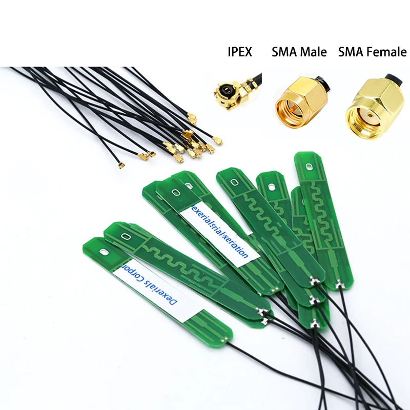 2 4G/5 8G двухдиапазонный внутренний PCB 95*13 5 мм wifi антенна SMA/IPEX U.FL интерфейс 5DBI
