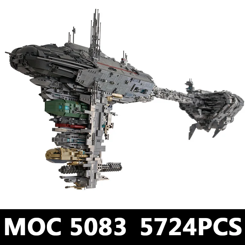 MOC Star plan Wars серия The Nebulon игрушка B медицинская модель фрегата Набор Обучающие строительные блоки кирпичи детские подарки игрушки 5083