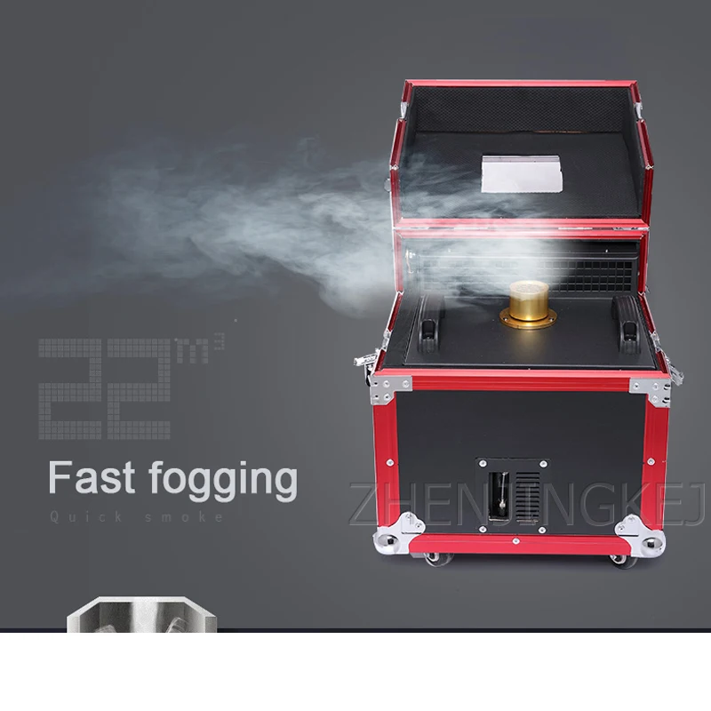 

Double Fog Machine Wedding Props Stage Light Mist Machine Bar Special Effects Smoke Low Fuel Consumption Dry Ice Smoke Machine