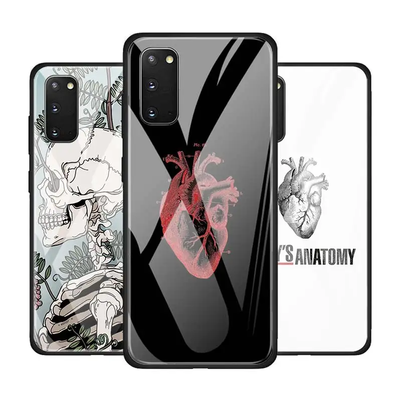 Чехол из закаленного стекла для Samsung Galaxy S8 S9 S10 S20 Plus S10e Ultra задняя крышка телефона с