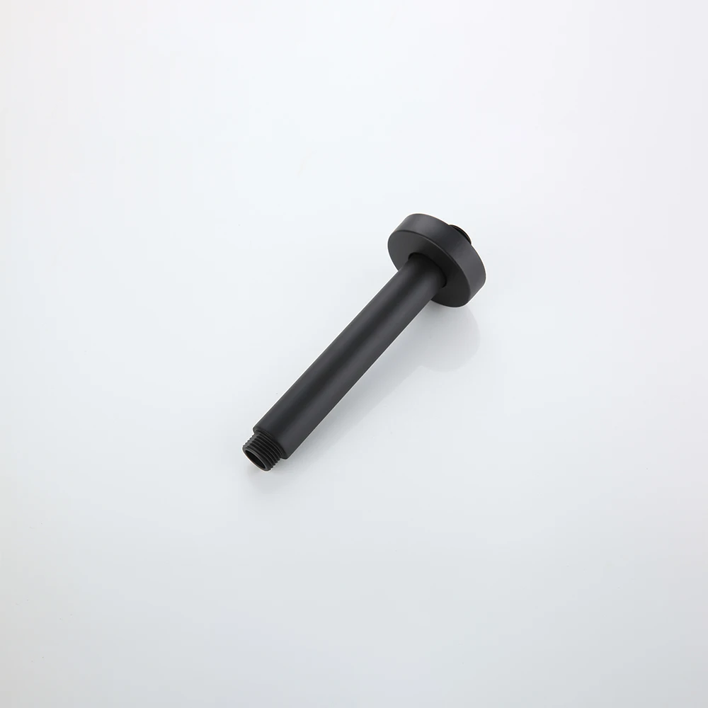 Desrin матовый черный смеситель для душа одномодовая круглая душевая головка набор