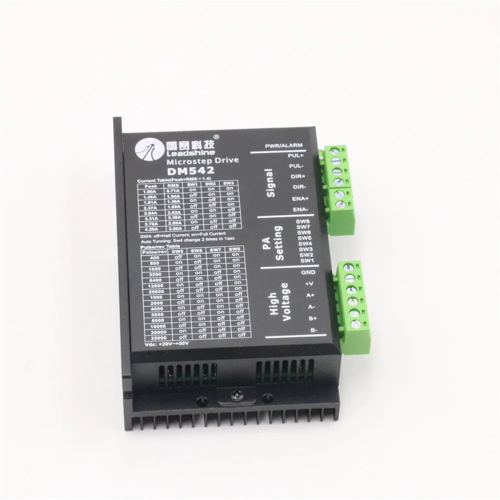 Двухфазный аналоговый шаговый двигатель Leadshine M542 DM542 для вождения двухфазный и 4