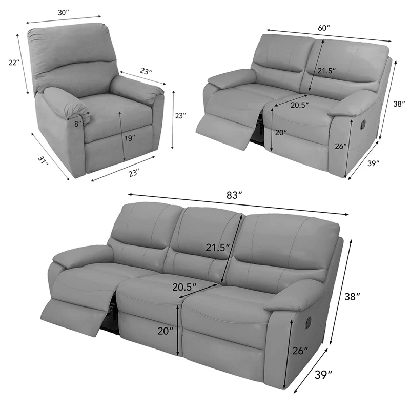 Чехол для кресла на 1/2/3 места из спандекса | Дом и сад
