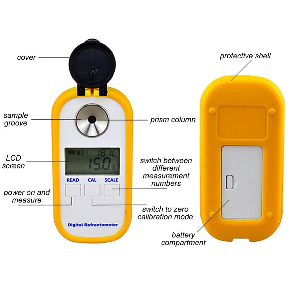 Booyah DR203 водный раствор натрия сульфат 1 ~ 22 измеритель массы 0 971-2 481 Viscometer Цифровой