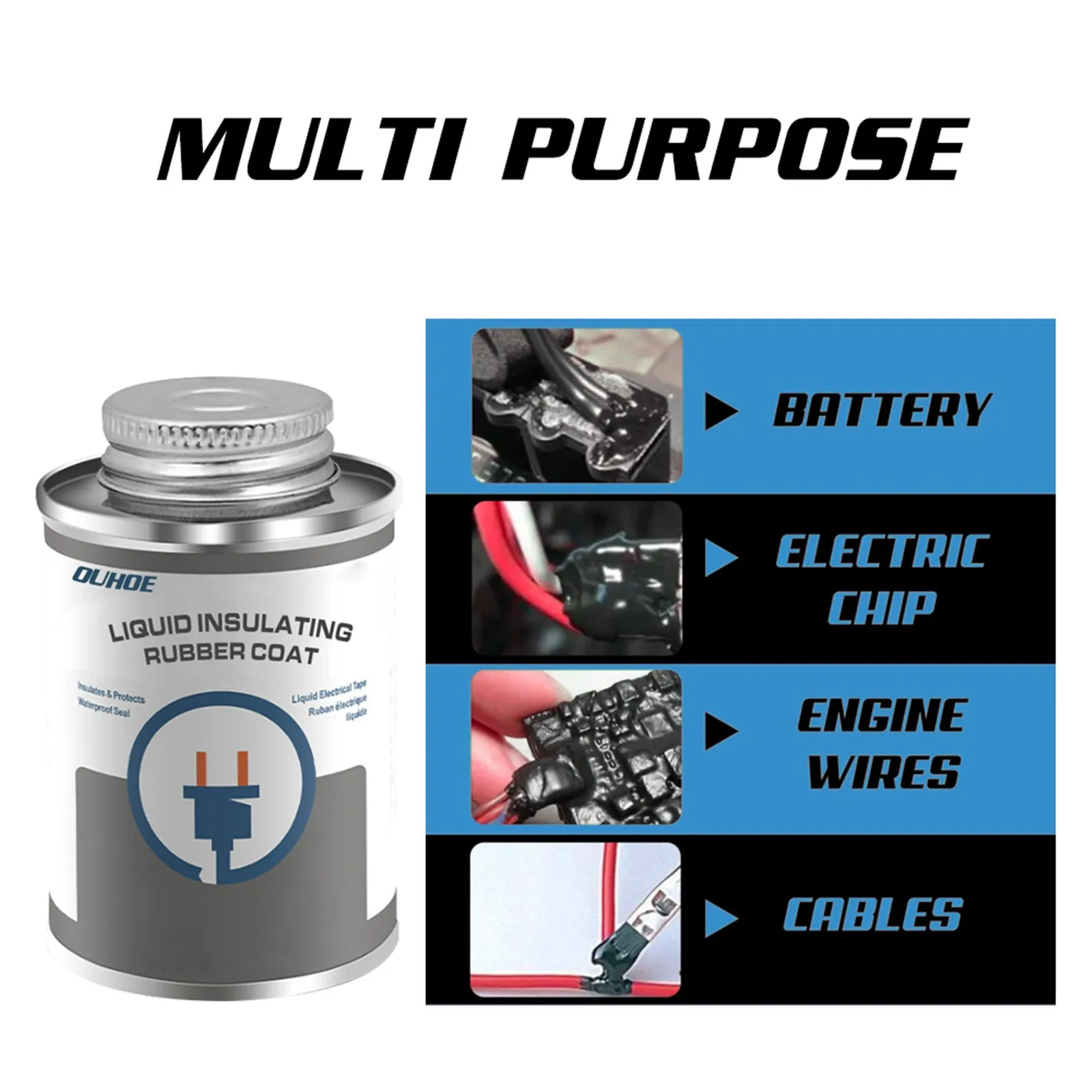 Жидкая флюоресцентная Водонепроницаемая антиуф-паста Быстросохнущий резиновый