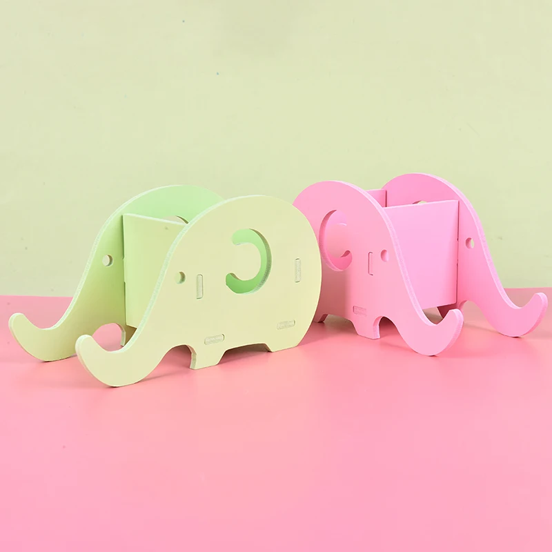 1pc elephant desk pen holder organizer pencil case stand for pens office accessories also for mobile phone pencil holder free global shipping