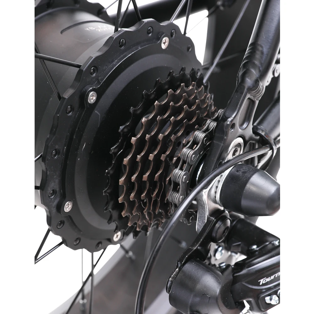MX20 20 дюймовый Электрический Снежный велосипед, 4,0 Fat Tire, 48V 15Ah мощный литиевый аккумулятор, Педальный вспомогательный велосипед, горный велосипед