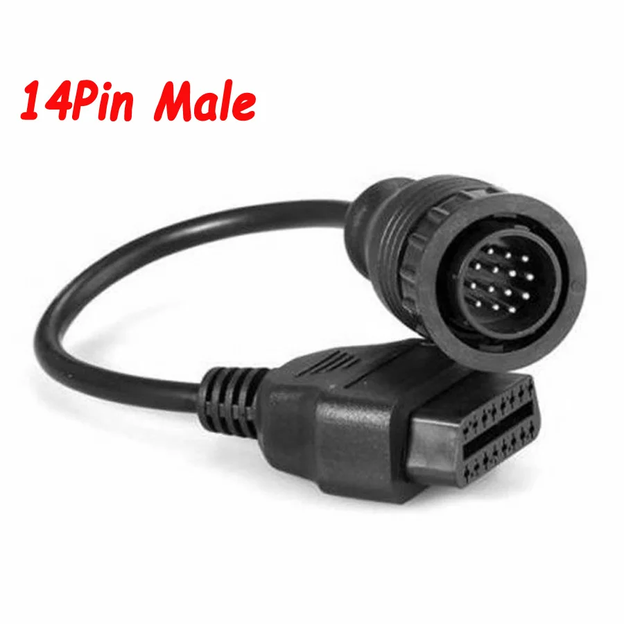 Диагностический сканер с 14 Pin на 16 Sprinter для Benz 16Pin OBD 2 Female Port|Кабели и коннекторы