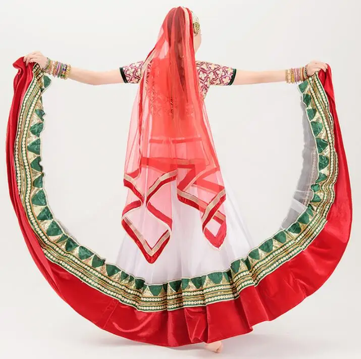 Leng Ha одежда для выступлений индийский сари женщина девушка красивый этнический