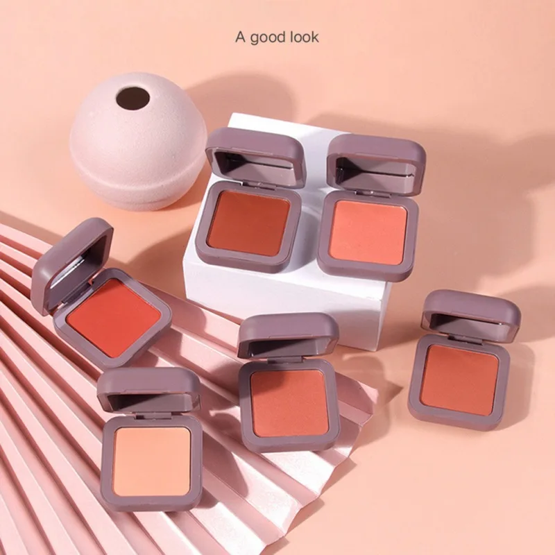 Румяна для макияжа профессиональные 6 цветов s мягкие и гладкие стойкая формула